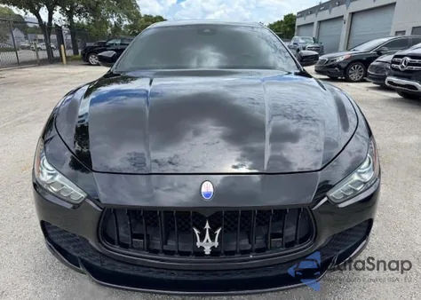 2017 Maserati Ghibli S z USA, uszkodzony, nr VIN ZAM57RSA3H1206281